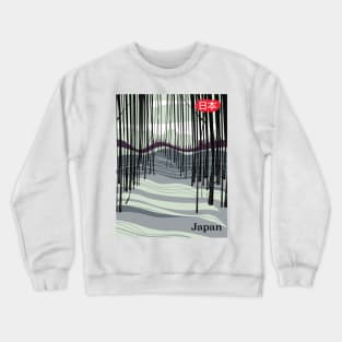 Vintage Japan travel poster Crewneck Sweatshirt